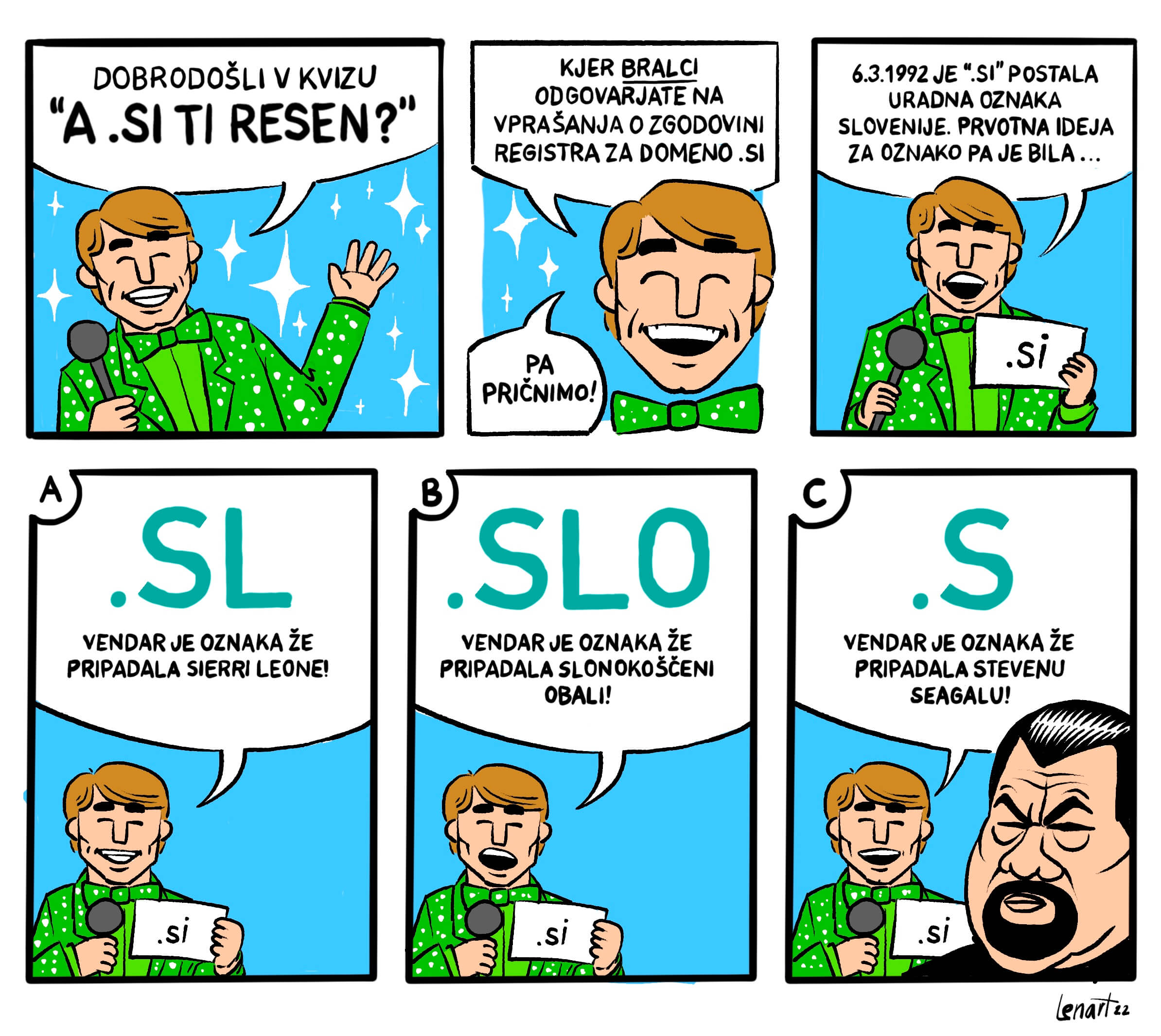 strip o .si končnici